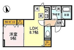 間取図画像 1LDK
