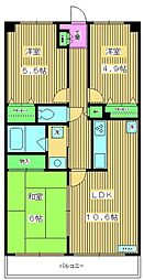 エディフィシオ成増 3LDKの間取図画像
