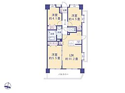 間取図画像 3LDK