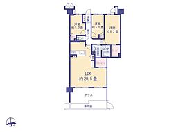 間取図画像 3LDK