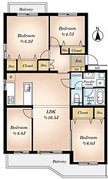 間取図画像 4LDK