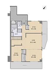 間取図画像 3LDK