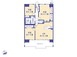 間取図画像 3LDK
