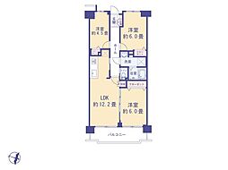間取図画像 3LDK