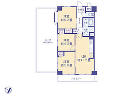 間取図画像 3LDK