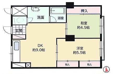 こちらの間取り図で、お部屋の配置や動線をイメージしていただけます。お部屋ごとの広さやレイアウトを参考に、生活のシーンを思い描いてみてください。