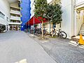敷地内の駐輪場...