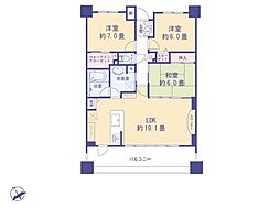 間取図画像 3LDK