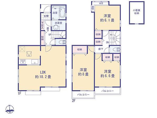 間取りを拡大表示