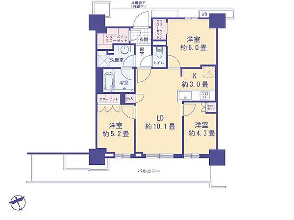 間取りを拡大表示
