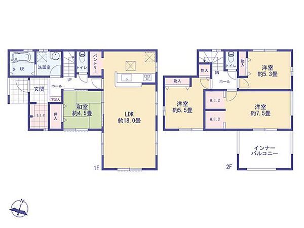 間取りを拡大表示