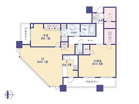 価格52800万円、専有面積115.51?、バルコニー面積16.24?