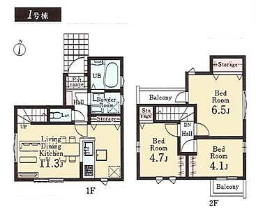 間取り：間取図