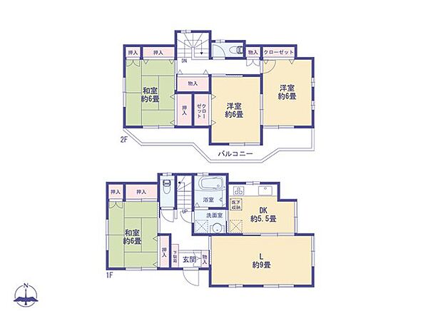 間取りを拡大表示