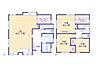 間取り：こちらの間取り図で、お部屋の配置や動線をイメージしていただけます。お部屋ごとの広さやレイアウトを参考に、生活のシーンを思い描いてみてください。