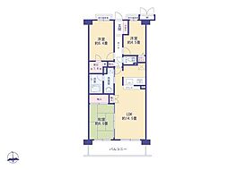ソフィア東伏見 3LDKの間取図画像