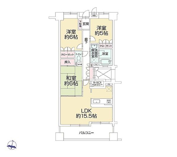 間取りを拡大表示