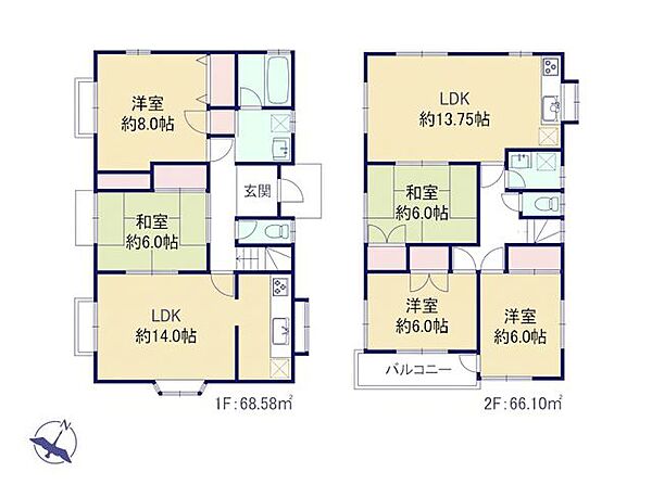間取りを拡大表示