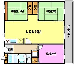 西芦屋グリーンハウス  ｜ 兵庫県神戸市東灘区深江北町１丁目（賃貸マンション3LDK・6階・70.12㎡） その2