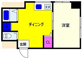 兵庫県神戸市東灘区北青木３丁目（賃貸マンション1DK・4階・25.00㎡） その2