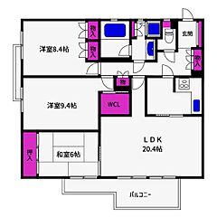 物件の間取り