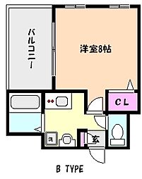 間取図画像 1K