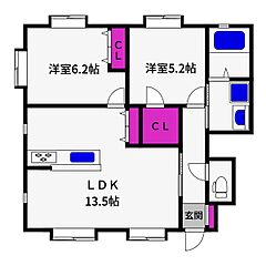 物件の間取り