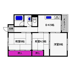 物件の間取り