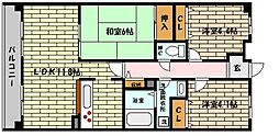 ウエストコート11番街 3LDKの間取図画像