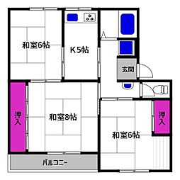 渦ヶ森コーポ4号館 2階
