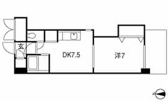 ミッションデルタ ２０２｜広島県広島市西区観音本町２丁目(賃貸マンション1DK・2階・32.67㎡)の写真 その2