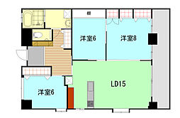 ESPERANCE 3LDKの間取図画像
