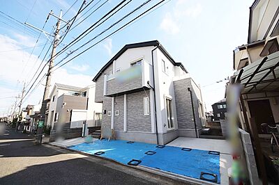 外観:長期優良住宅・住宅性能評価書6項目の高等級取得(耐震等級3)・カースペース2台可 外観:長期優良住宅・住宅性能評価書6項目の高等級取得(耐震等級3)・カースペース2台可