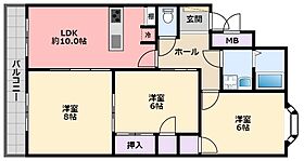 瓦林サニーハイツI・II 1-201 ｜ 兵庫県西宮市瓦林町23-9（賃貸マンション3LDK・2階・71.00㎡） その2