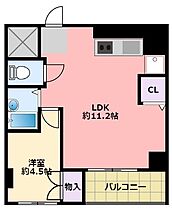 マ・ブランシェット・弦月 5B ｜ 兵庫県西宮市上田東町4-79（賃貸マンション1LDK・5階・36.60㎡） その2