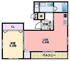 コーラルクイーン武庫川 301 ｜ 兵庫県西宮市鳴尾町1丁目22-13（賃貸マンション1LDK・3階・39.09㎡） その2