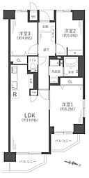 ルネパークプラザ 3LDKの間取図画像