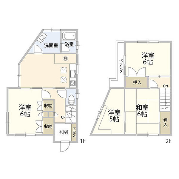 間取りを拡大表示
