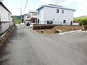 前面道路＆外観