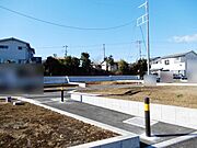前面道路＆現地土地