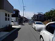 前面道路＆現地土地写真