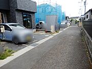 前面道路＆外観