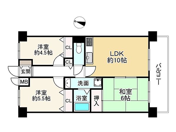 間取りを拡大表示