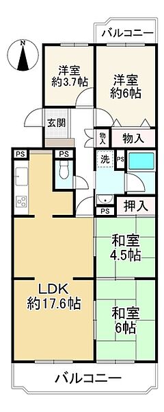 間取りを拡大表示