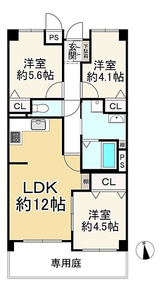 間取りを拡大表示