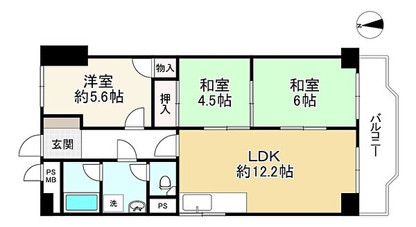 間取りを拡大表示