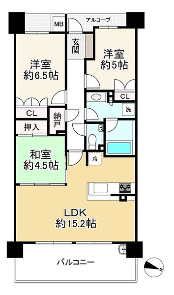 間取りを拡大表示