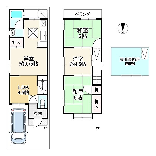 間取りを拡大表示