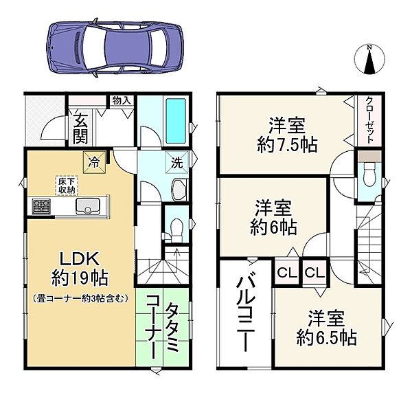 間取りを拡大表示