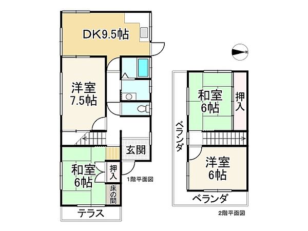 間取りを拡大表示